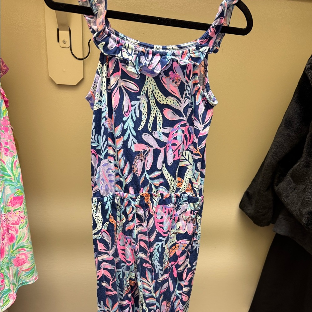 Lilly Pulitzer Multicolor Leaf Print Jumpsuit